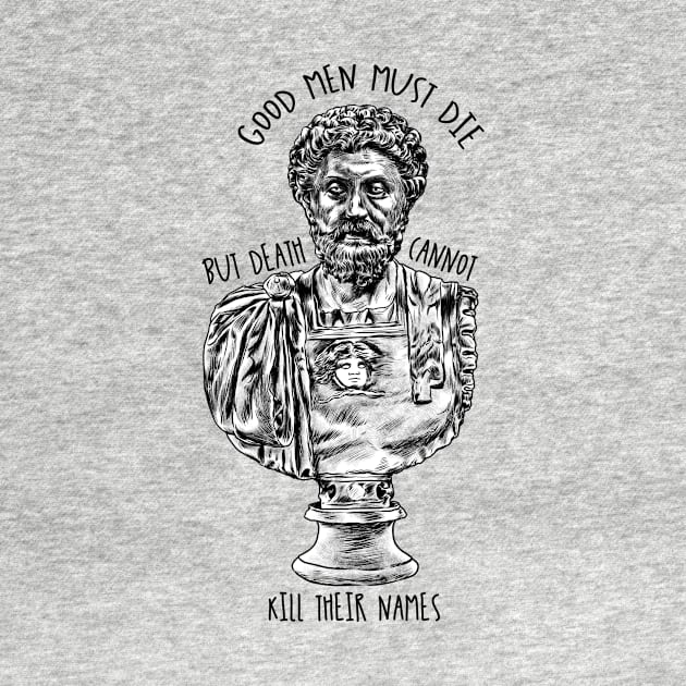 Tribute to Marcus Aurelius - The Roman Emperor and Stoic Philosopher King (161–180) - SPQR Fan Art by Holymayo Tee